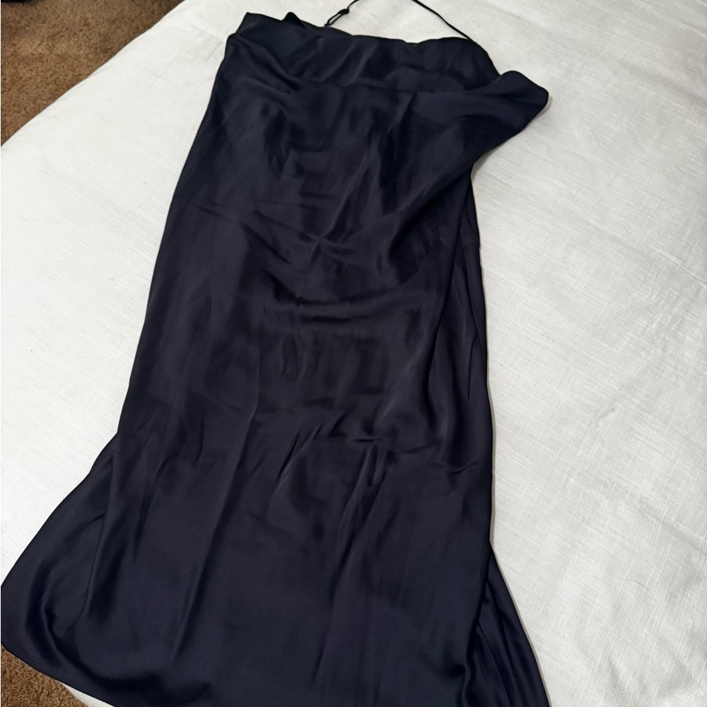 Express Elegant Navy Asymmetrical Women's dress